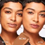 MAC Fix Fluid SPF 15 24HR Matte Foundation + Oil Control Тональный крем матирующий, оттенок NC46 — фото 2