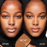 MAC Fix Fluid SPF 15 24HR Matte Foundation + Oil Control Тональный крем матирующий, оттенок NC47 — фото 5
