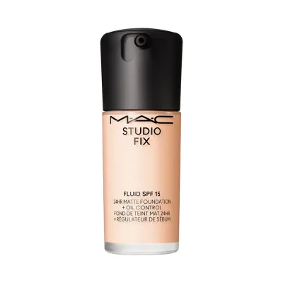 MAC Fix Fluid SPF 15 24HR Matte Foundation + Oil Control Тональный крем матирующий, оттенок NC5