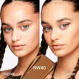 MAC Fix Fluid SPF 15 24HR Matte Foundation + Oil Control Тональный крем матирующий, оттенок NW40 — фото 2