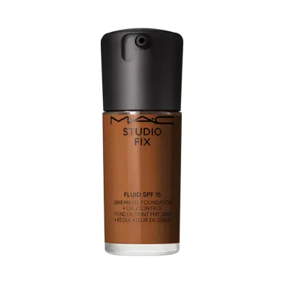 MAC Fix Fluid SPF 15 24HR Matte Foundation + Oil Control Тональный крем матирующий, оттенок NW47