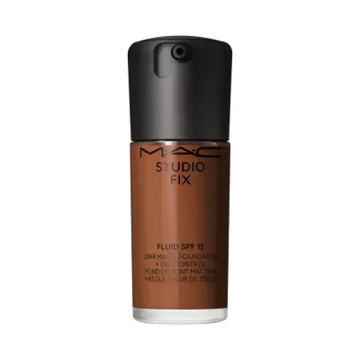 MAC Fix Fluid SPF 15 24HR Matte Foundation + Oil Control Тональный крем матирующий, оттенок NW48