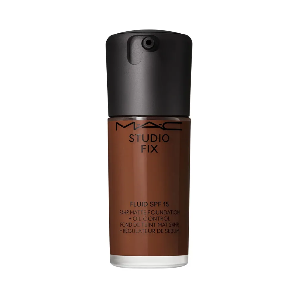 MAC Fix Fluid SPF 15 24HR Matte Foundation + Oil Control Тональный крем матирующий, оттенок NW55