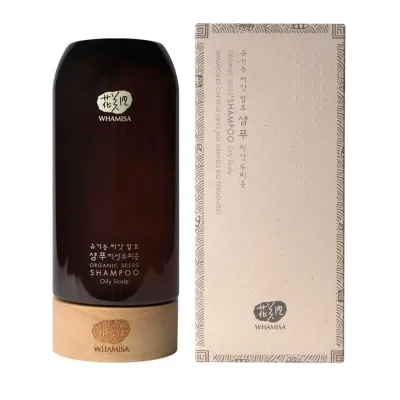 WHAMISA Organic Seeds Shampoo Oily Scalp освежающий шампунь для жирной кожи головы 510 мл