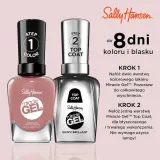 Sally Hansen Miracle Gel лак для ногтей гелевый, оттенок 252 - ROSE & SHINE — фото 4