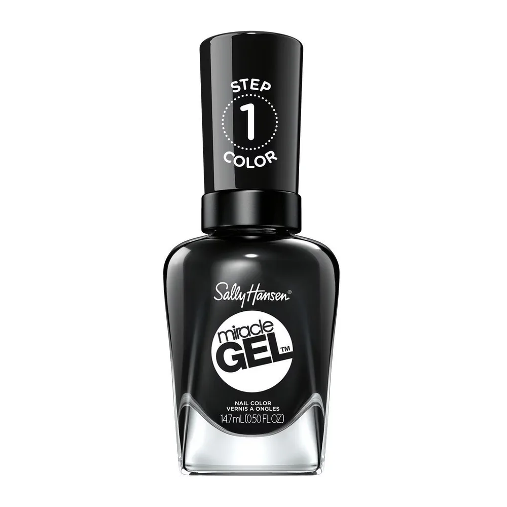 Sally Hansen Miracle Gel лак для ногтей гелевый, оттенок 460 - чёрныйY O