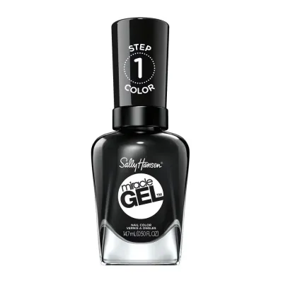 Sally Hansen Miracle Gel лак для ногтей гелевый, оттенок 460 - чёрныйY O