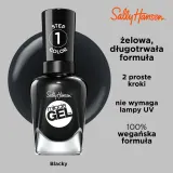 Sally Hansen Miracle Gel лак для ногтей гелевый, оттенок 460 - чёрныйY O — фото 2