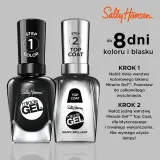 Sally Hansen Miracle Gel лак для ногтей гелевый, оттенок 460 - чёрныйY O — фото 3