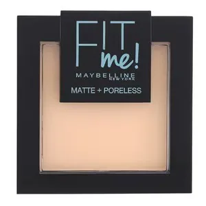 Maybelline Fit Me and Poreless пудра для лица матирующая, оттенок 104 Soft Ivory, 9 г
