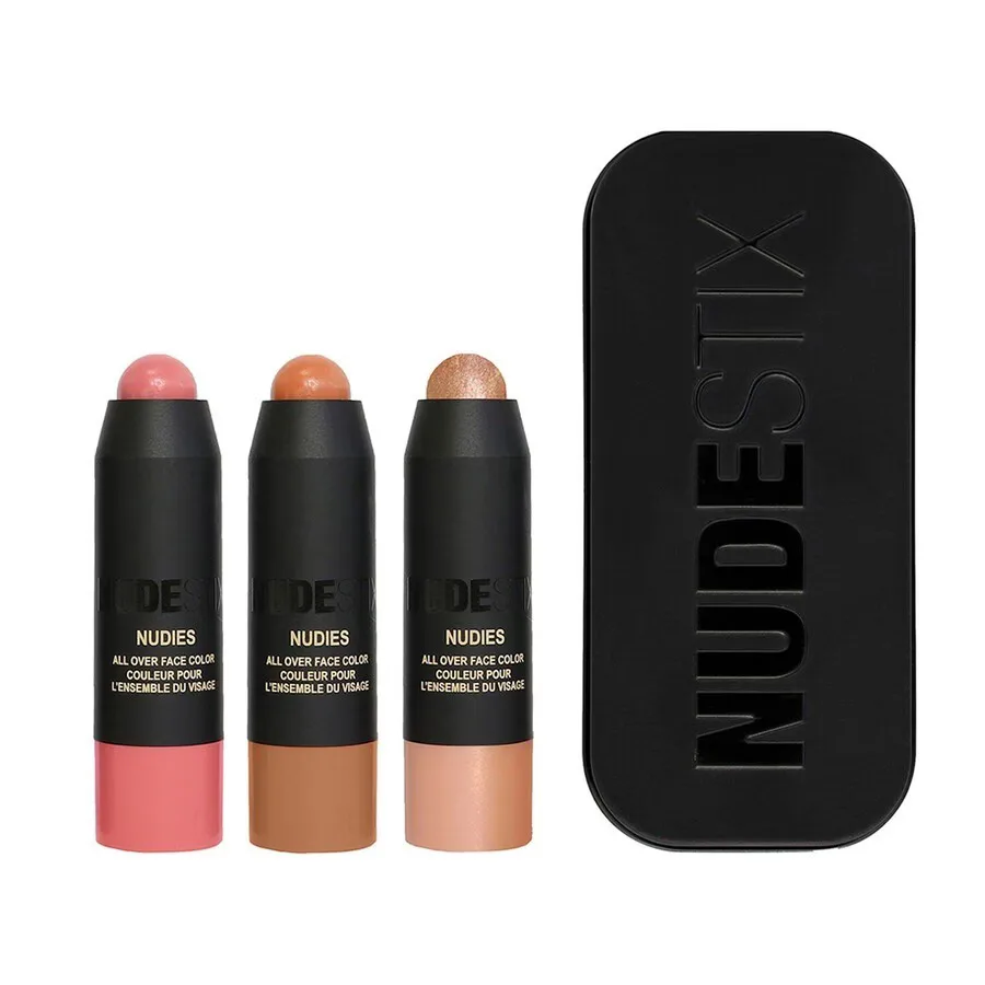 Nudestix Mini Founders Kit набор мини-бальзамов для губ и щек Gel Color Lip and Cheek Balm, оттенки Ally, Tay Tay, J Mama, 1 шт