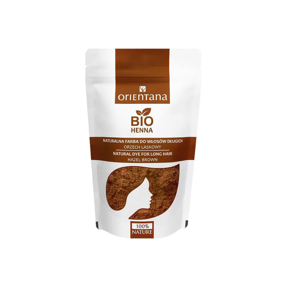 Orientana BIO Henna натуральная растительная краска для волос оттенок лесной орех 100 г