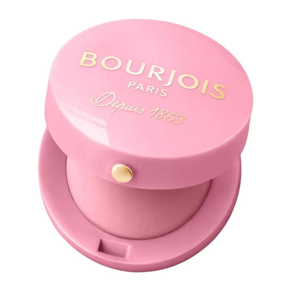 Bourjois Little Round Pot румяна компактные с зеркалом и кисточкой, Travel Size, оттенок 17 Rose Tendresse - Travel Size