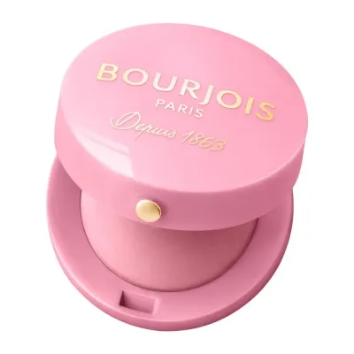 Bourjois Little Round Pot румяна компактные с зеркалом и кисточкой, Travel Size, оттенок 17 Rose Tendresse - Travel Size