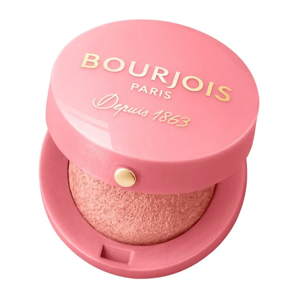 Bourjois Little Round Pot румяна компактные с зеркалом и кисточкой, Travel Size, оттенок 54 - ROSE FRISSON - Travel Size