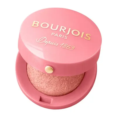Bourjois Little Round Pot румяна компактные с зеркалом и кисточкой, Travel Size, оттенок 54 - ROSE FRISSON - Travel Size