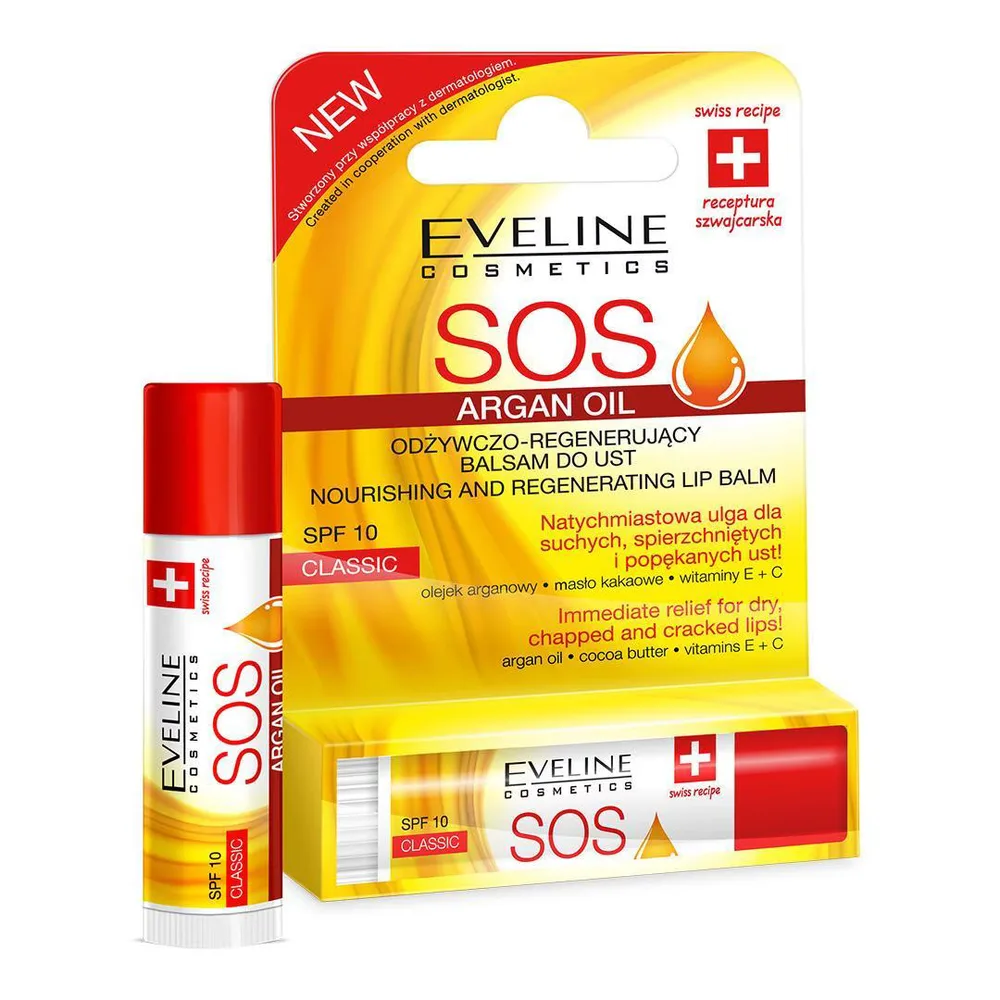 Eveline Cosmetics SOS питательный бальзам для очень сухих губ, 1 шт