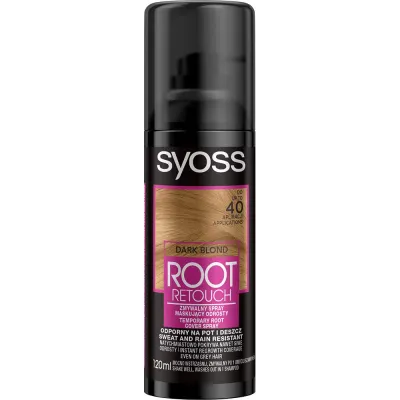 Syoss Root Retoucher спрей для маскировки отросших корней, 120 мл, оттенок DARK BLONDE