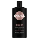 Syoss Keratin шампунь для ломких волос с кератином и синим лотосом, 440 мл — фото 1