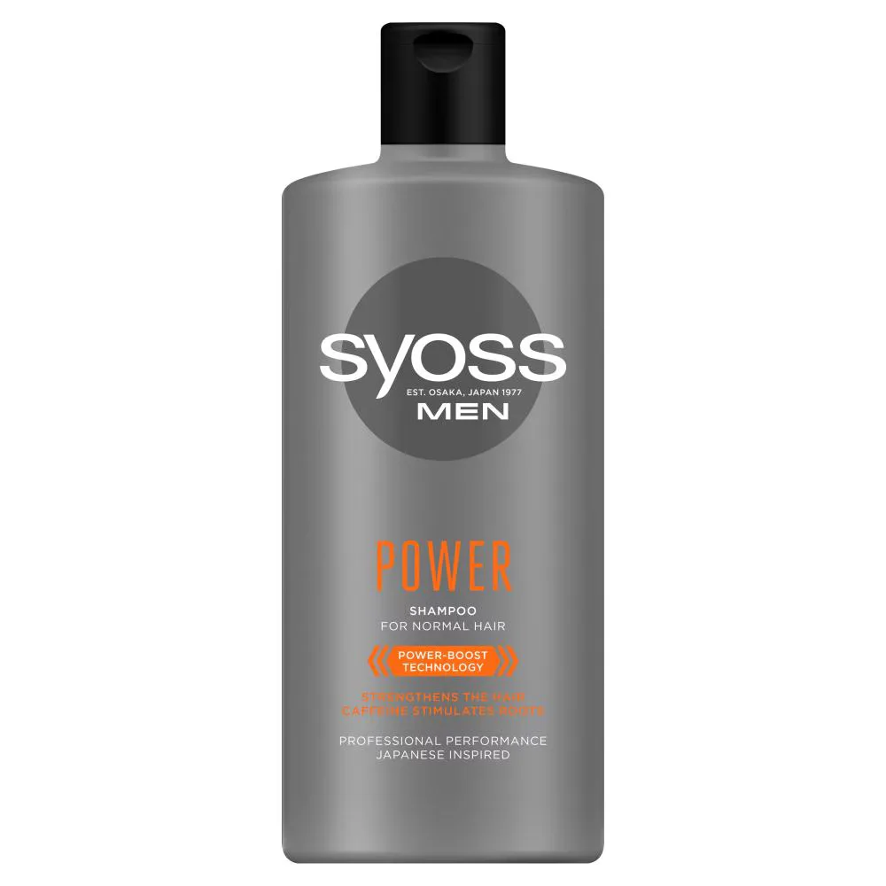 Syoss Men Power and Strength шампунь 2 в 1 для нормальных волос, 440 мл