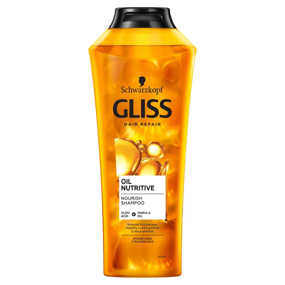 Gliss Kur Oil Nutritive шампунь питательный для сухих и повреждённых волос, 400 мл