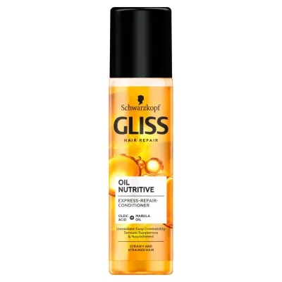 Gliss Kur Oil Nutritive экспресс-кондиционер для волос несмываемый спрей, 200 мл