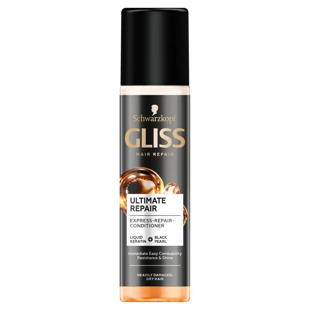 Gliss Kur Ultimate Repair экспресс-кондиционер несмываемый для повреждённых волос, 200 мл