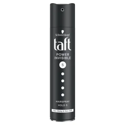 taft Power Invisible лак для волос сильной фиксации уровень 5 250 мл