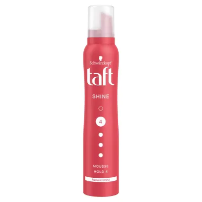 taft Shine Foam пенка для укладки волос для блеска, уровень фиксации 4, 200 мл
