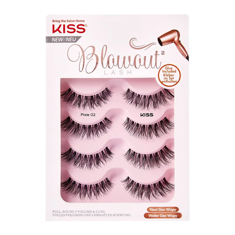 KISS Pixie накладные ресницы на ленте, 2 шт