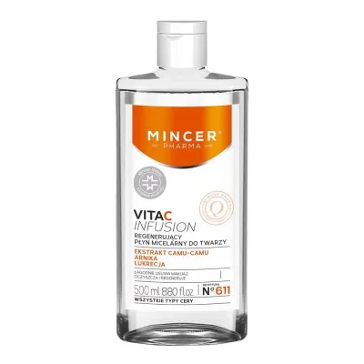 Mincer VitaCInfusion мицеллярная вода для снятия макияжа с витамином C, 500 мл