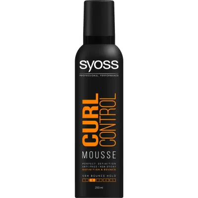Syoss Curl Control мусс для вьющихся волос сильной фиксации против пушистости, 250 мл