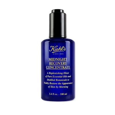 Kiehl`s Midnight Recovery Concentrate ночное масло-сыворотка для лица с лавандой и скваланом, для всех типов кожи, 100 мл