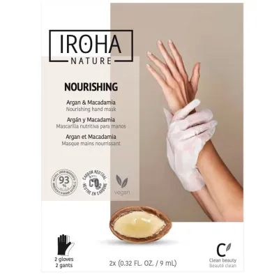 Iroha Nourishing Hand Mask Gloves питательная маска-перчатки для рук 1 шт