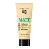 AA Cosmetics Make Up Matt матирующий и выравнивающий тональный крем, оттенок 103 light beige, 30 мл — фото 1