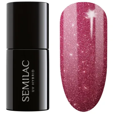 Semilac гибридный лак для ногтей 330 Magentic Look, эффект кошачьего глаза, 7 мл