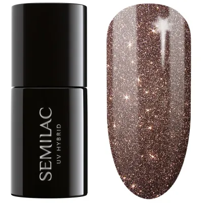 Semilac гель-лак для ногтей 333 Shine Brown 7 мл