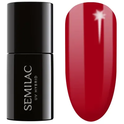 Semilac гель-лак для ногтей 305 Spiced Apple, красный, 7 мл