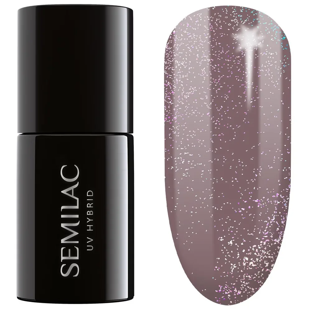 Semilac 322 Shimmer Dust Brown гель-лак для ногтей UV Hybrid 7 мл