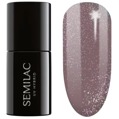 Semilac 322 Shimmer Dust Brown гель-лак для ногтей UV Hybrid 7 мл