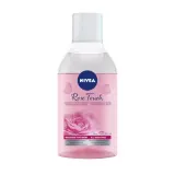 NIVEA Rose Touch двухфазная мицеллярная вода с органической розовой водой для снятия водостойкого макияжа, средство для демакияжа лица, 400 мл — фото 1