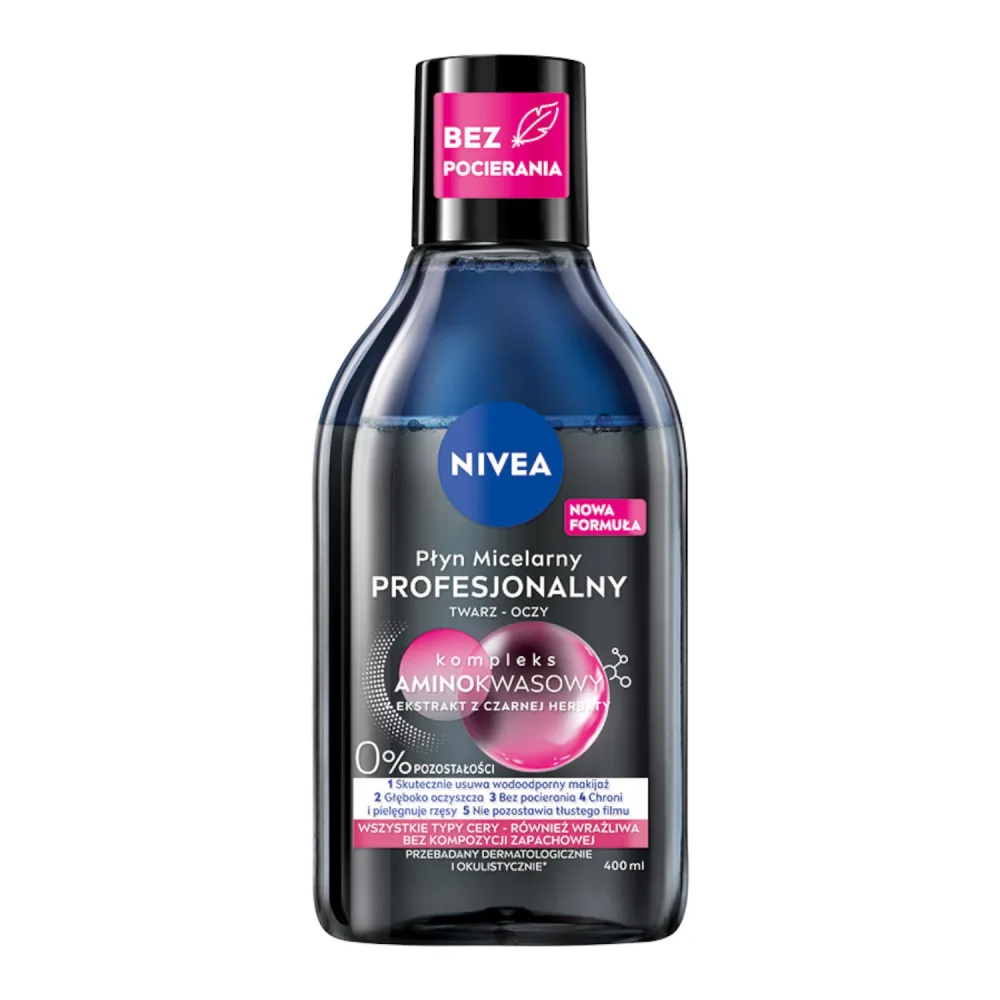 NIVEA MicellAIR Skin Breathe двухфазная мицеллярная вода для снятия стойкого макияжа и туши с глаз, лица и губ, 400 мл