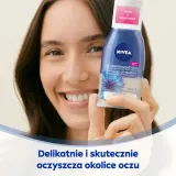 NIVEA двухфазное средство для снятия макияжа с глаз 125 мл, жидкость для удаления водостойкой туши, подходит при контактных линзах — фото 2
