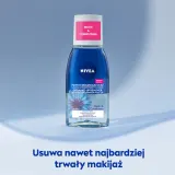 NIVEA двухфазное средство для снятия макияжа с глаз 125 мл, жидкость для удаления водостойкой туши, подходит при контактных линзах — фото 4