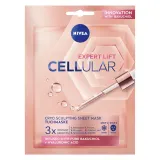 NIVEA Hyaluron Cellular Filler охлаждающая моделирующая тканевая маска для лица с гиалуроновой кислотой, против морщин, 1 шт — фото 1