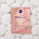 NIVEA Hyaluron Cellular Filler охлаждающая моделирующая тканевая маска для лица с гиалуроновой кислотой, против морщин, 1 шт — фото 6