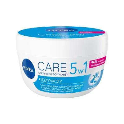 NIVEA Care крем для лица 3 в 1 лёгкий питательный увлажняющий для всех типов кожи 100 мл