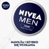 NIVEA MEN Creme универсальный мужской крем для лица, рук и тела увлажняющий с витамином E, 150 мл — фото 3