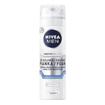 NIVEA MEN Sensitive Пена для бритья восстанавливающая, 200 мл