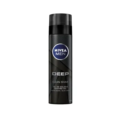 NIVEA MEN Deep Гель для бритья с активированным углём, 200 мл